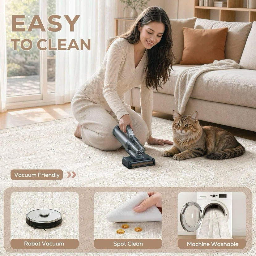 New 5x7 Washable Area Rug - photo 3