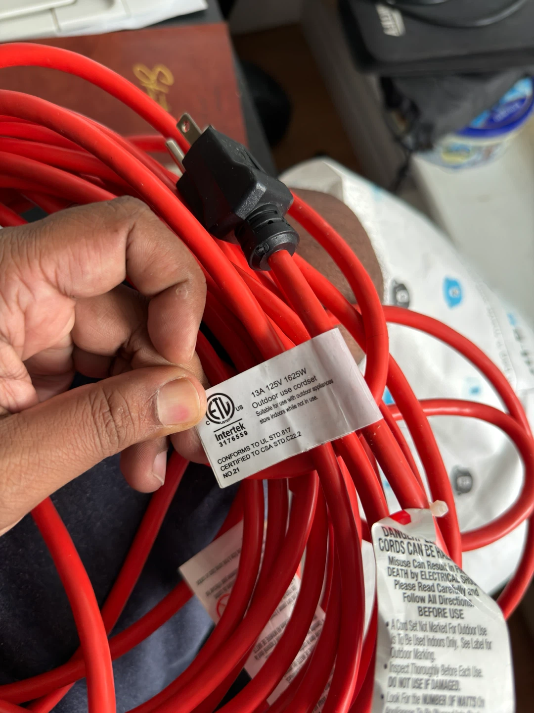 13A 125V Outdoor Extension Cord - photo 2