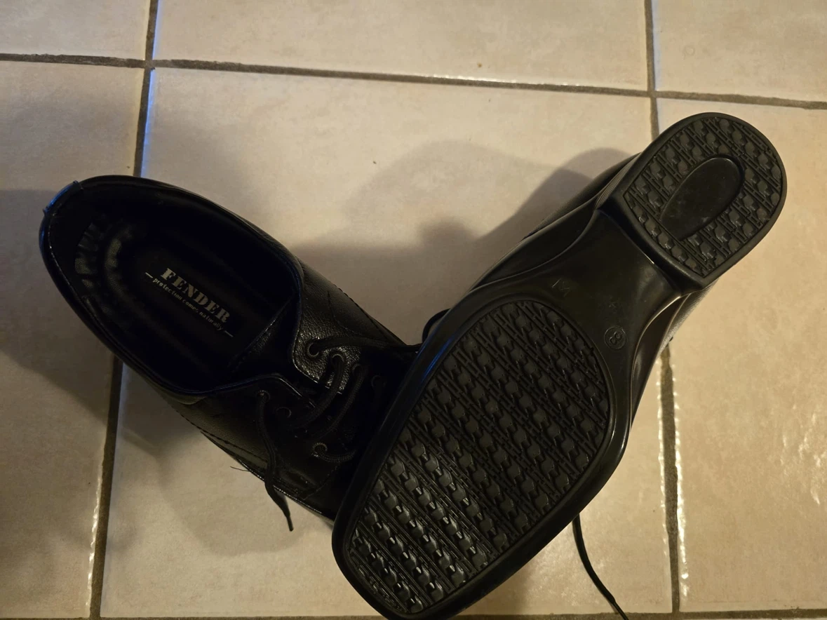 Fender Black Leather Dress Shoes - photo 2