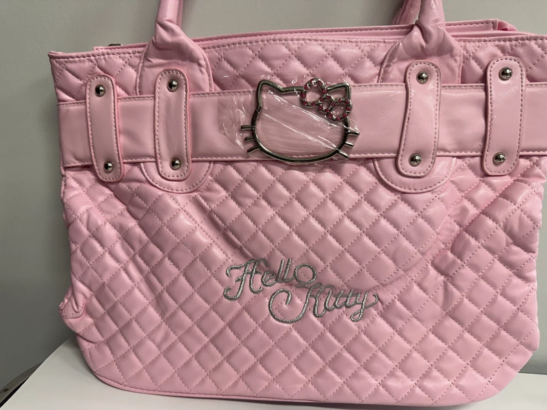 Pink Quilted Hello Kitty Tote Bag - photo 2