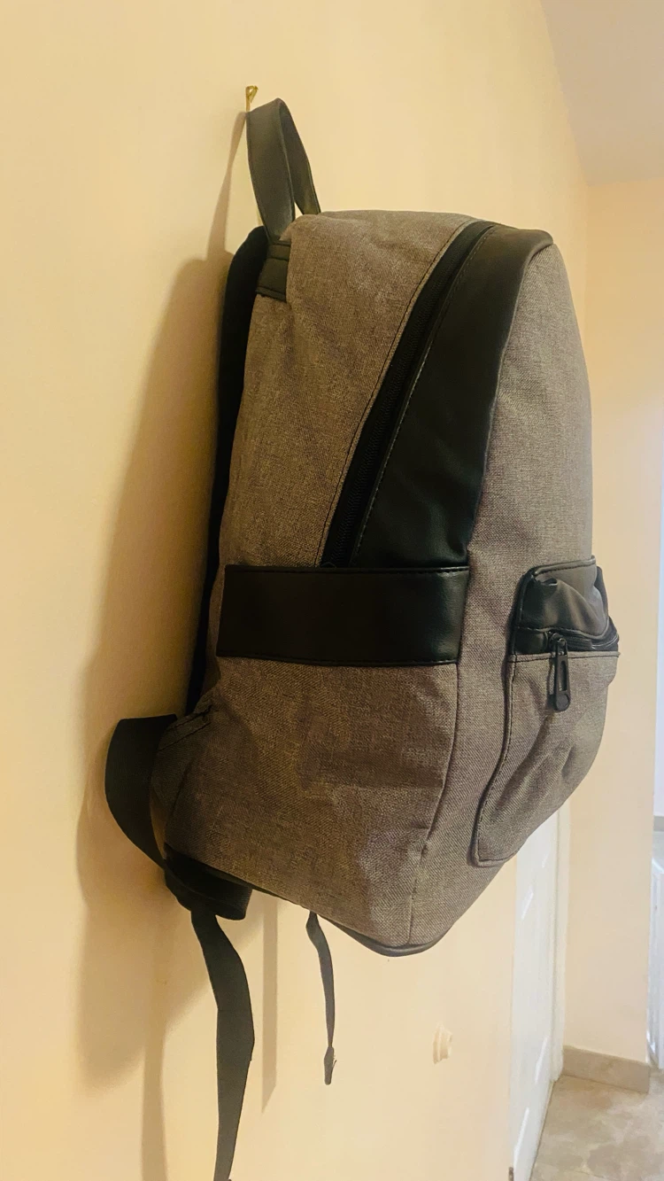 Backpack 16x12x6 grey and black - photo 2