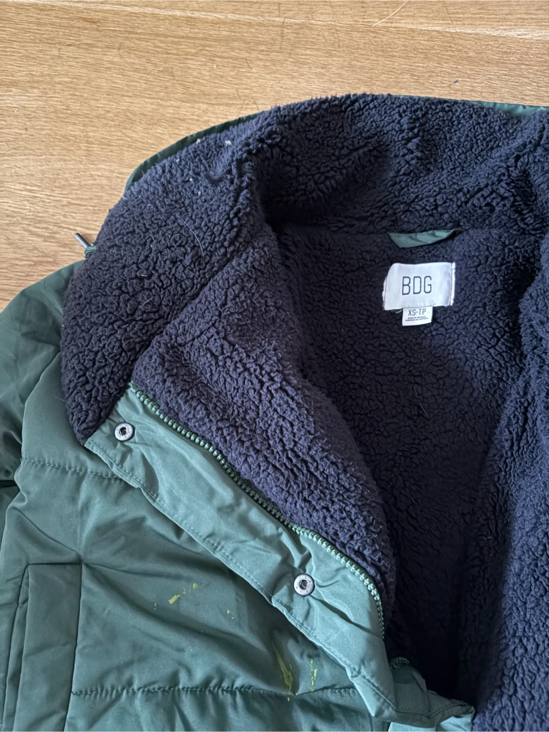Women's Green Puffer Jacket - photo 2