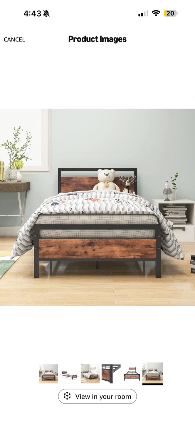2 Twin Beds with Twin Mattresses Available - photo 2