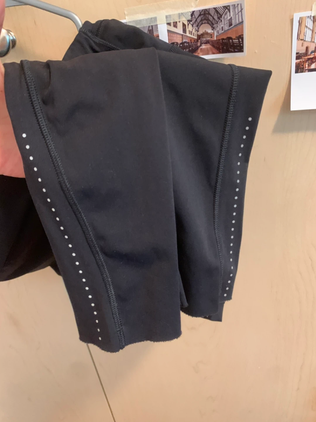 Size S/M Lululemon Black High-Rise Leggings with Side Pockets - photo 3
