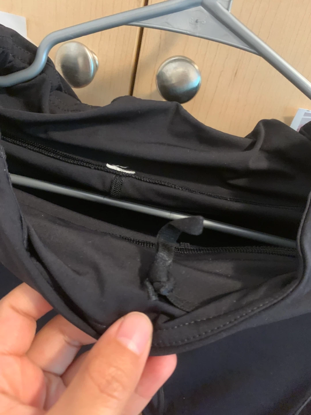 Size S/M Lululemon Black High-Rise Leggings with Side Pockets - photo 4