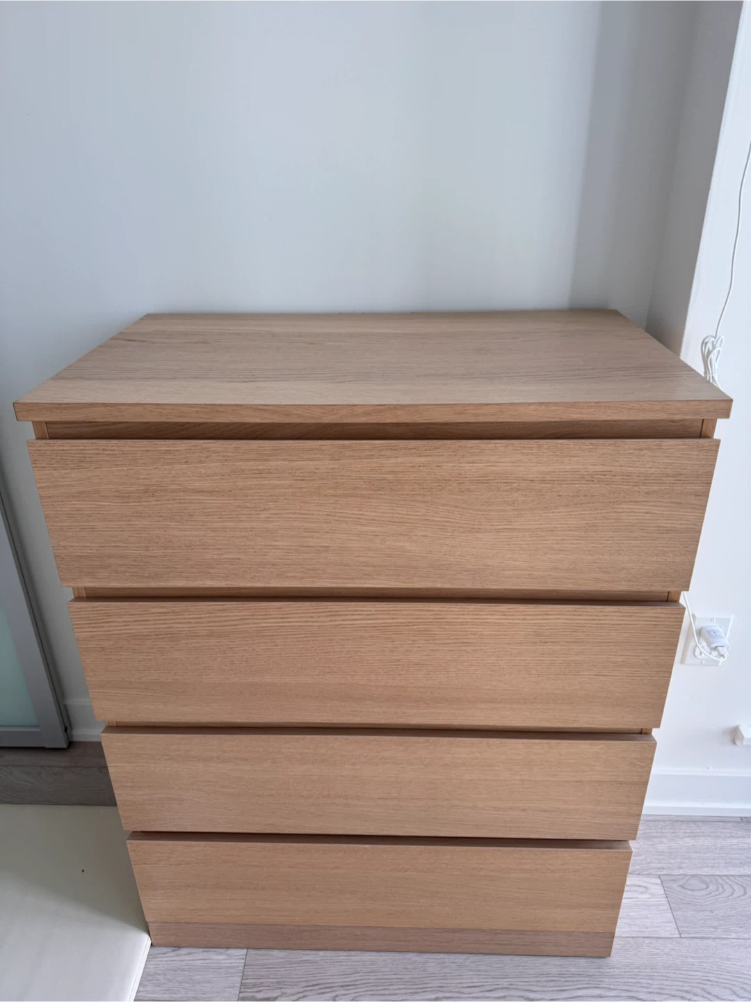 IKEA Light Oak 4-Drawer Dresser