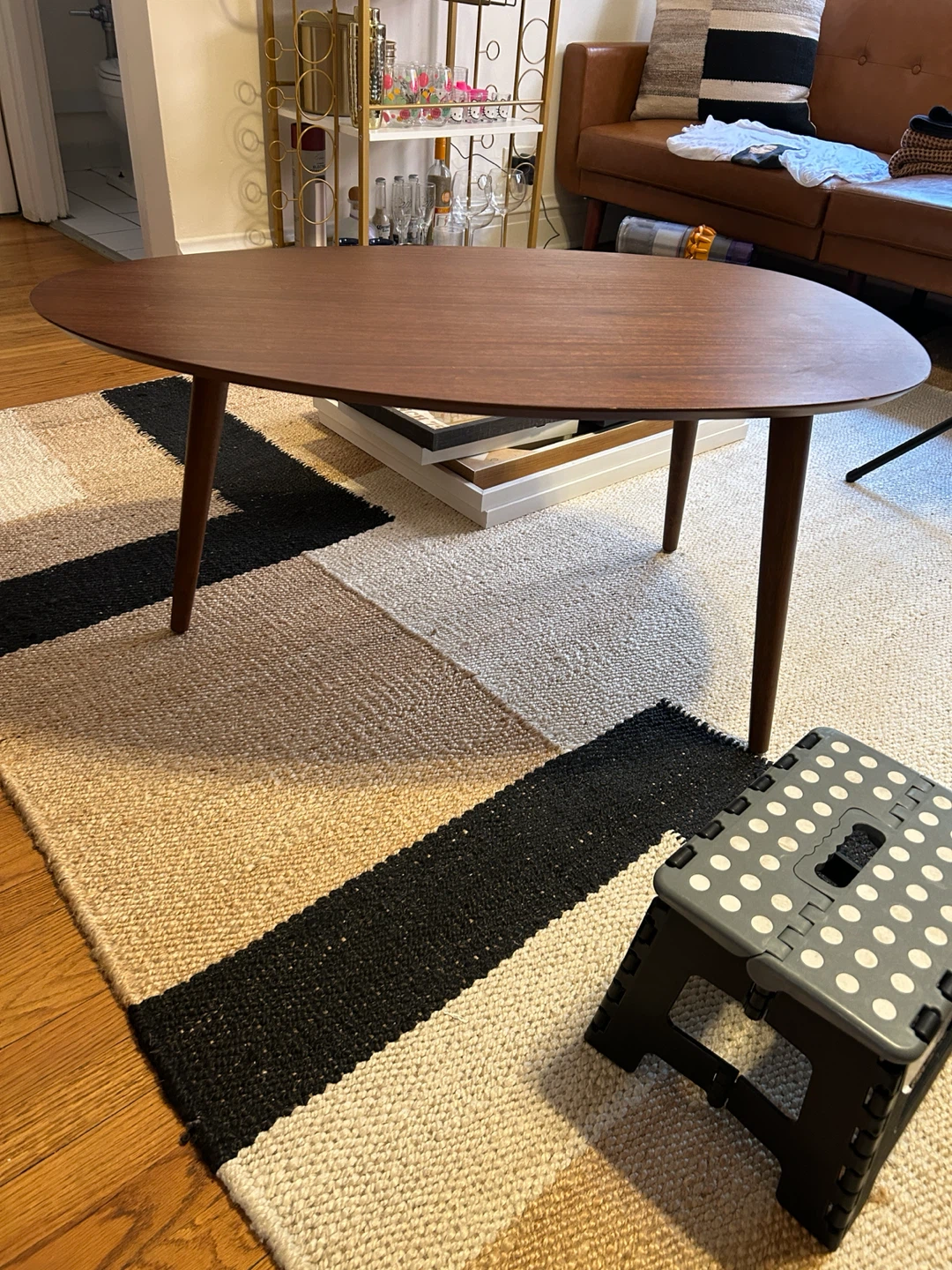 Mid-Century Modern Walnut Coffee Table