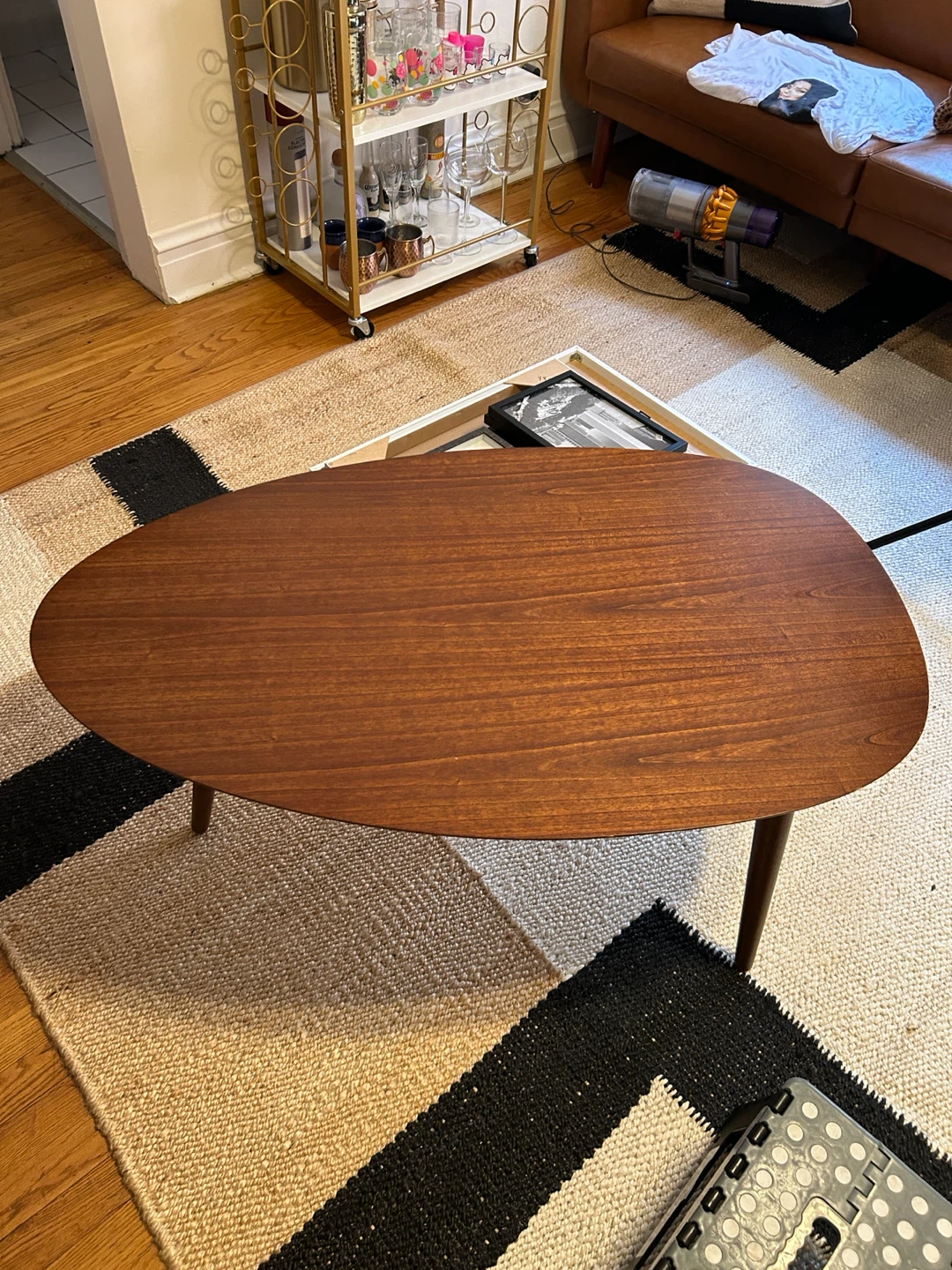 Mid-Century Modern Walnut Coffee Table - photo 2