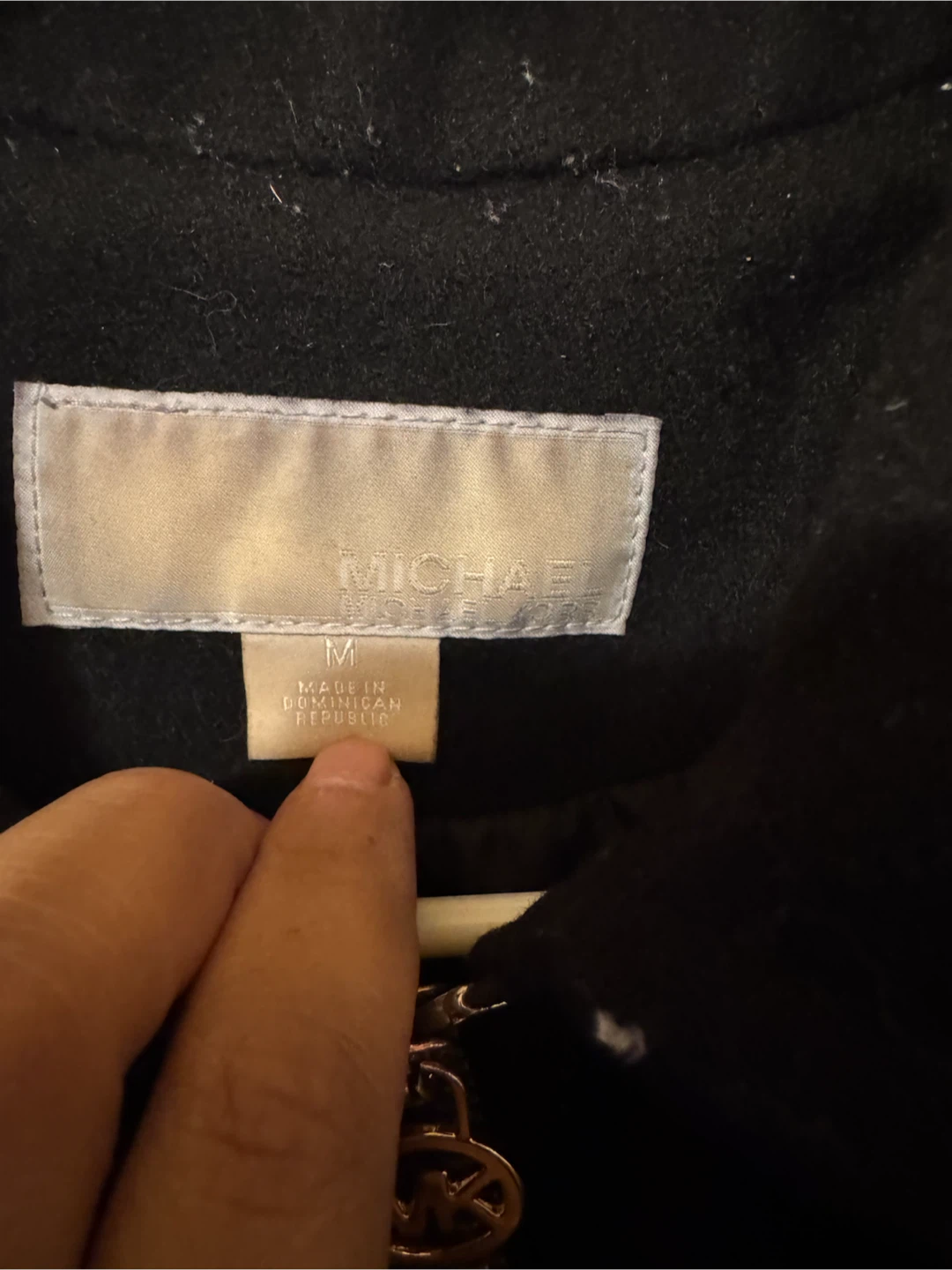 Michael Kors Black Wool Blend Coat - photo 5