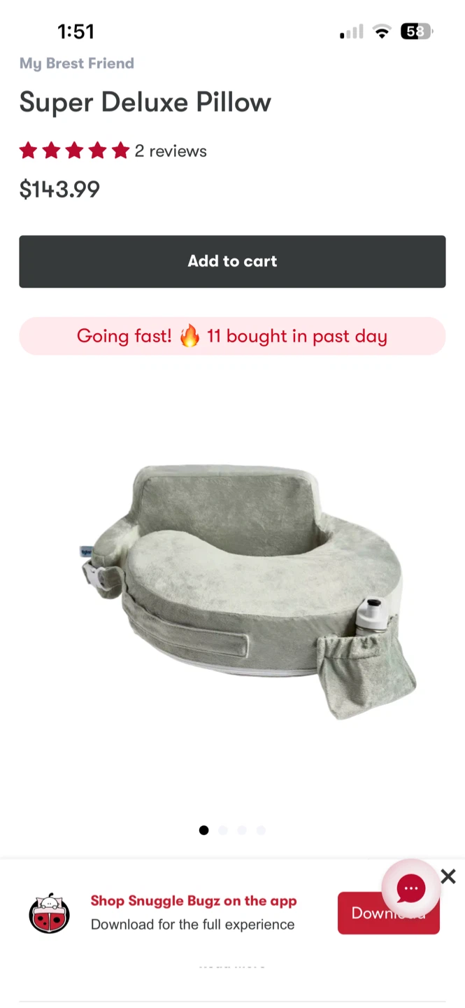 LIKE NEW BREST FRIEND NURSING PILLOW (SEE LISTING) - photo 4