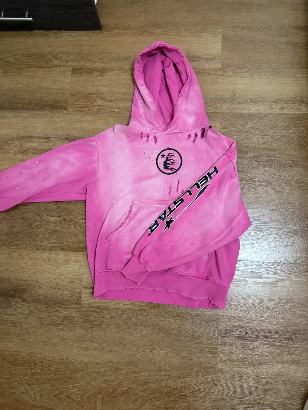 Hellstar Pink Tie-Dye Hoodie