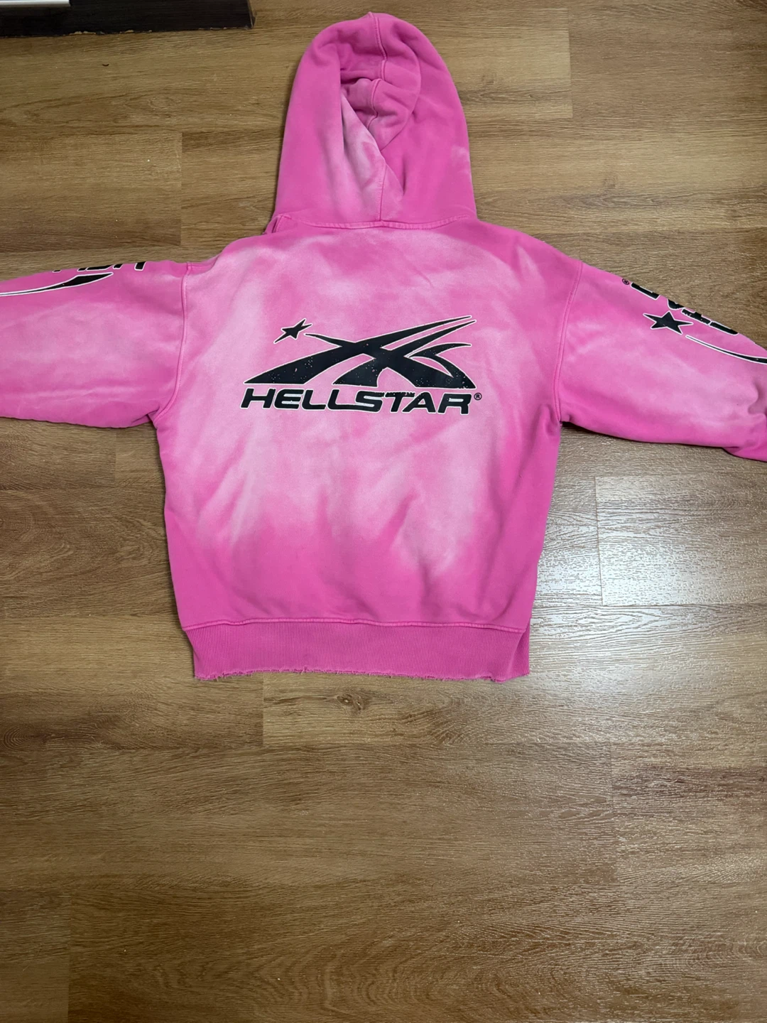 Hellstar Pink Tie-Dye Hoodie - photo 3