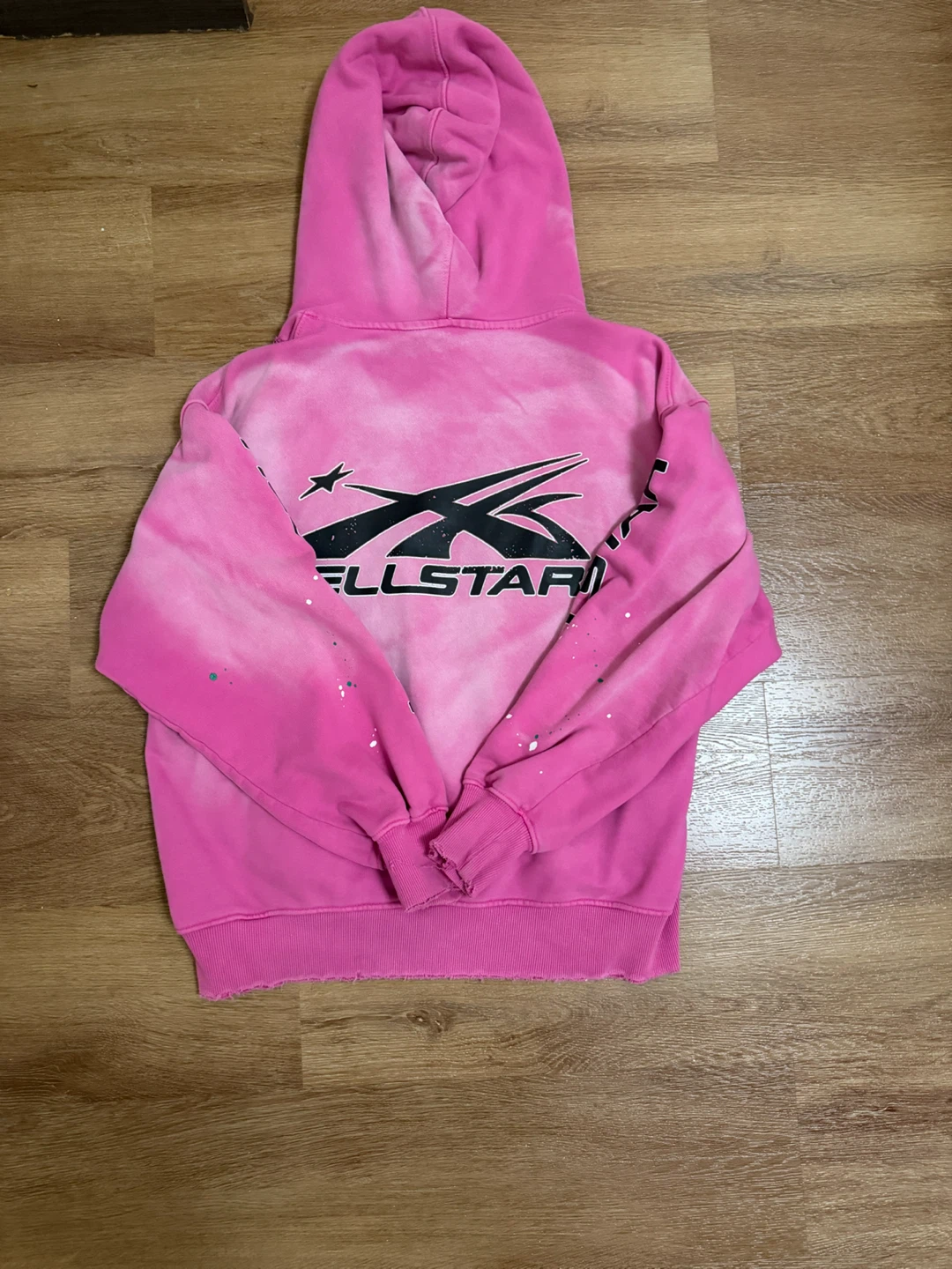 Hellstar Pink Tie-Dye Hoodie - photo 4