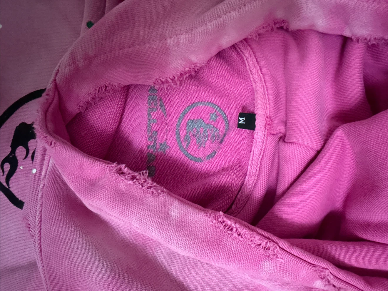 Hellstar Pink Tie-Dye Hoodie - photo 5