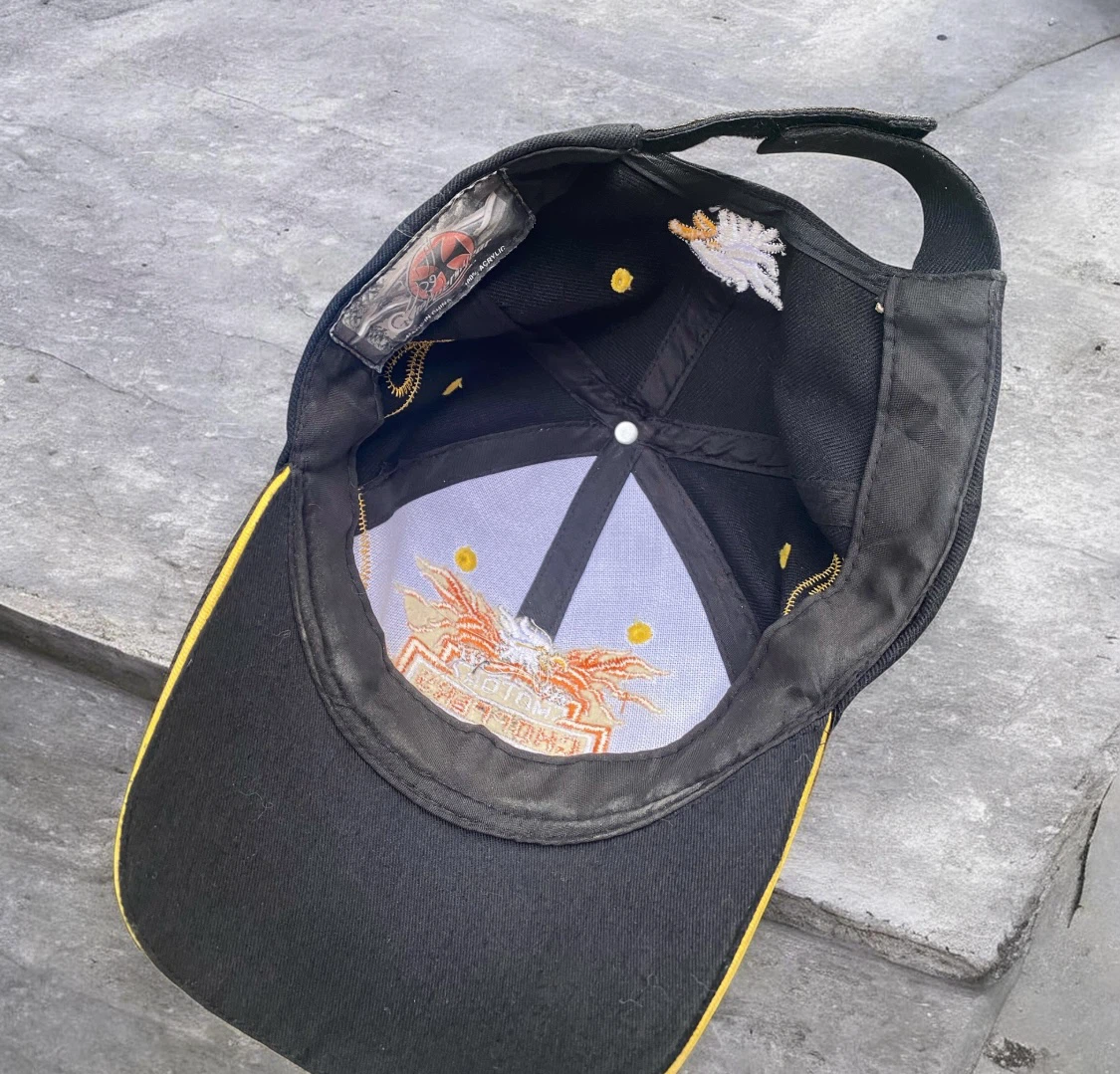 Black Motor Choppers Cycles Embroidered Baseball Cap - photo 4