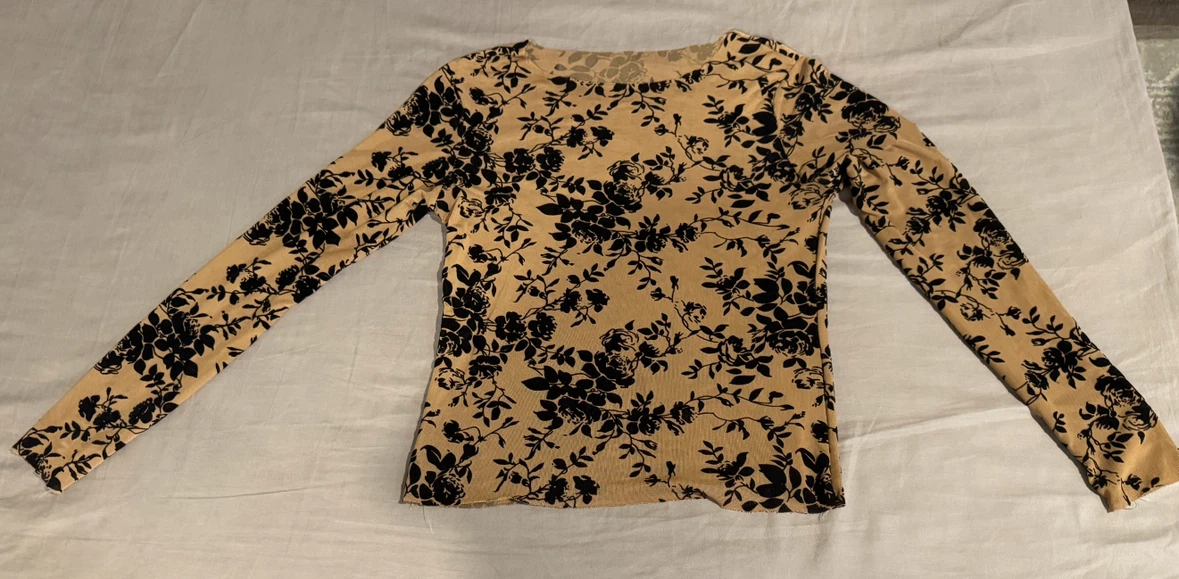 Women's Floral Long Sleeve Top