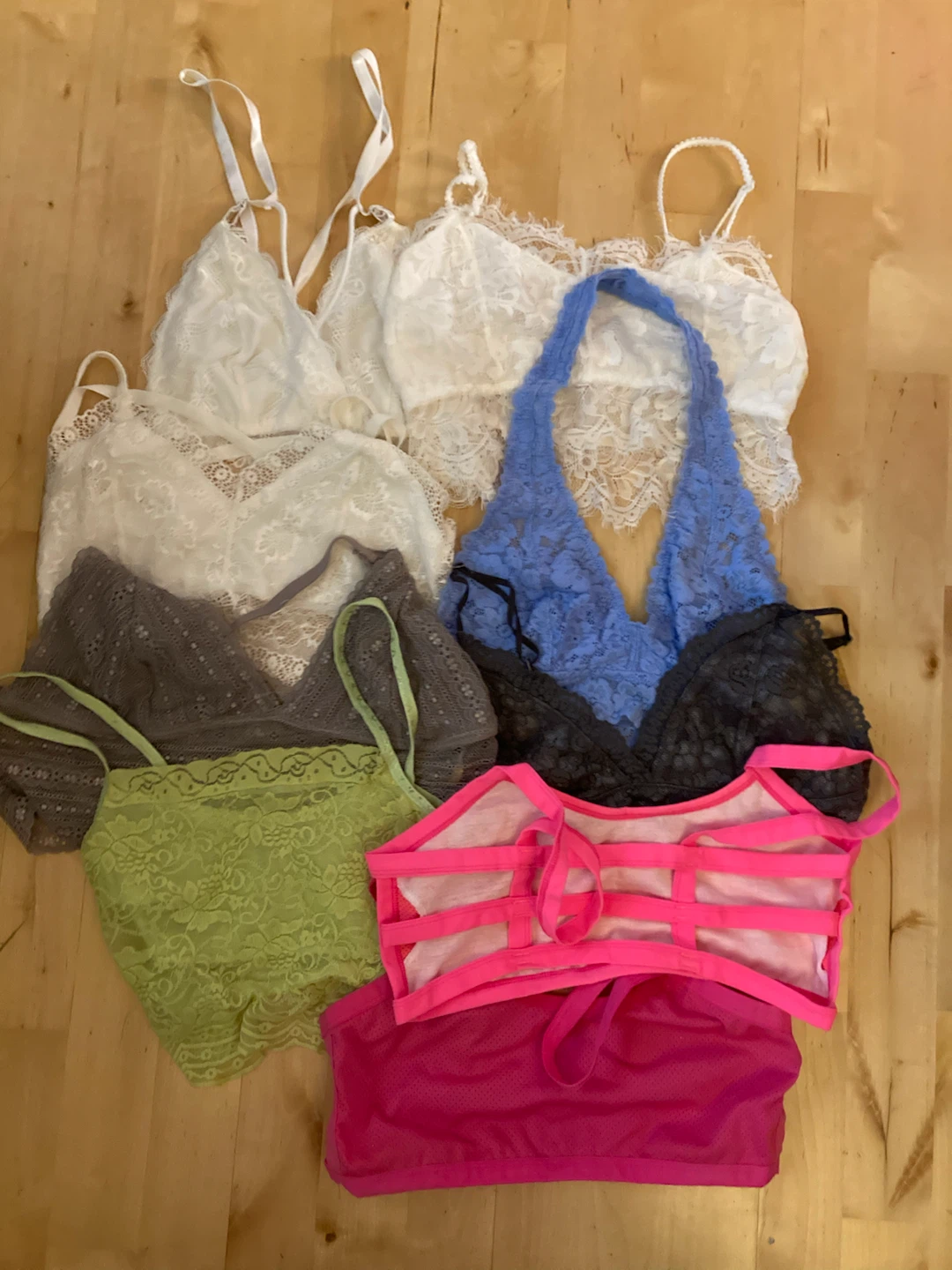 Assorted Lace Bralettes Bundle