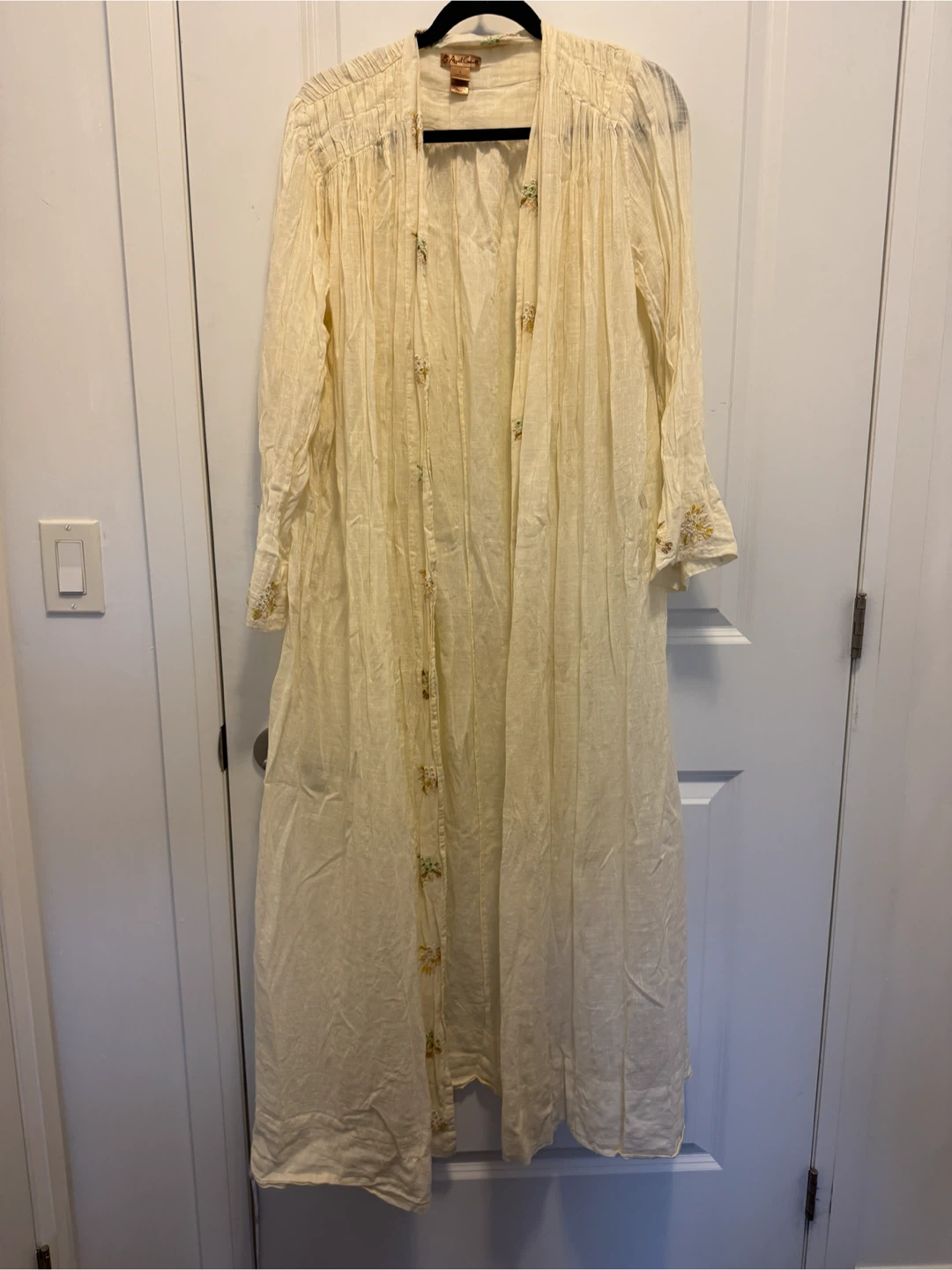 April Cornell Embroidered Maxi Coverup