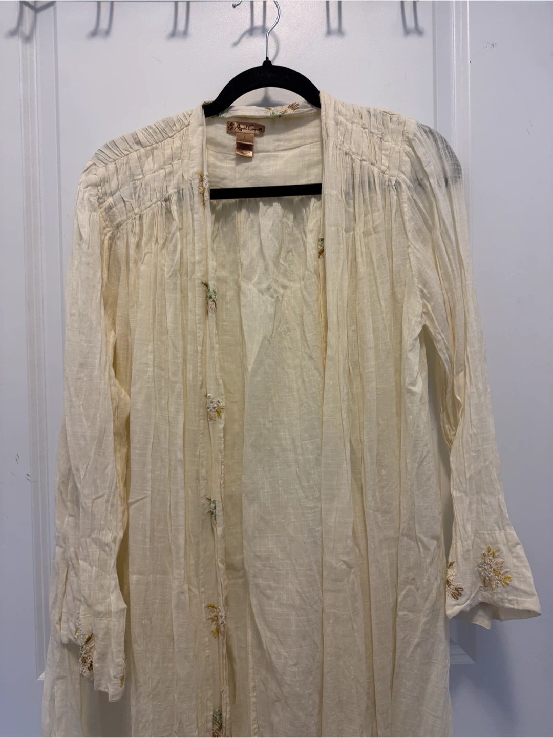 April Cornell Embroidered Maxi Coverup - photo 2