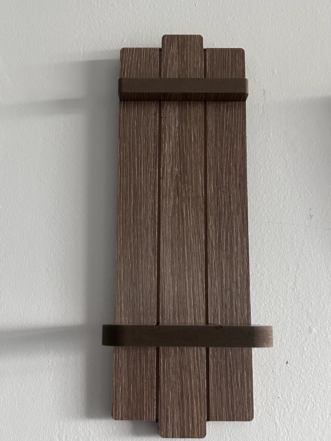 Set of 2 Rustic Wood Wall Sconces - photo 3