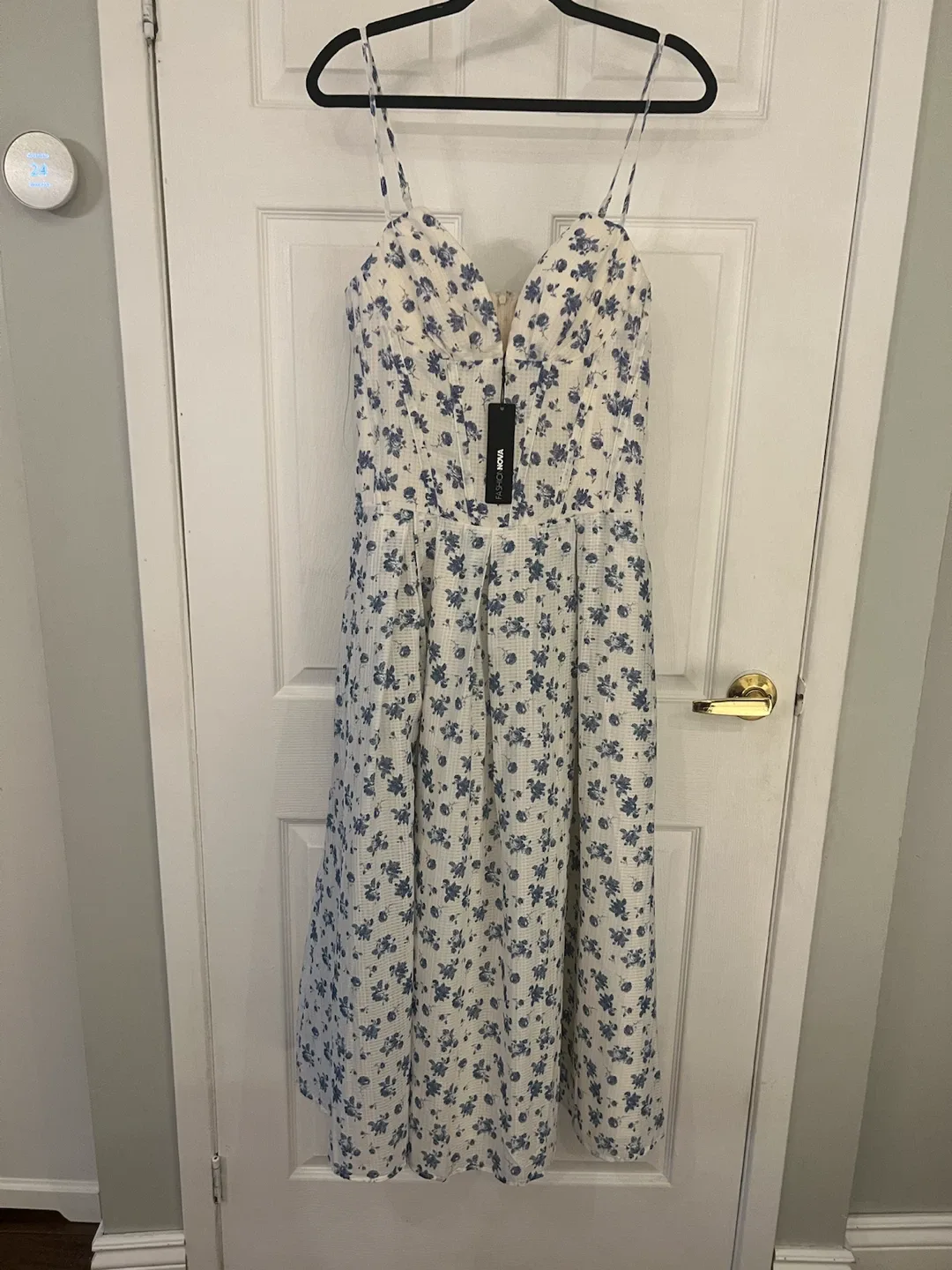 Fashion Nova Floral Midi Dress