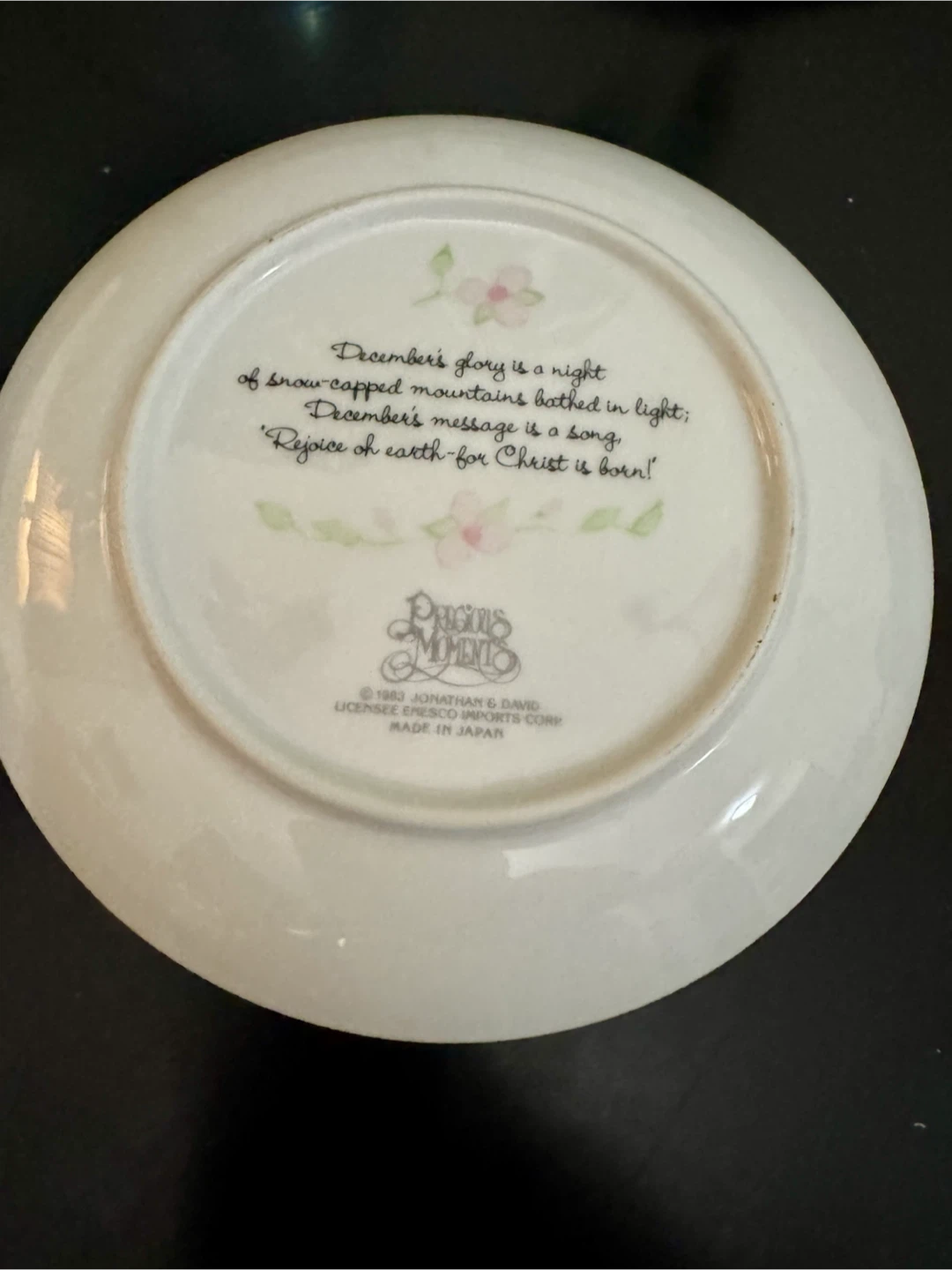 Precious Moments December Decorative Plate - photo 2