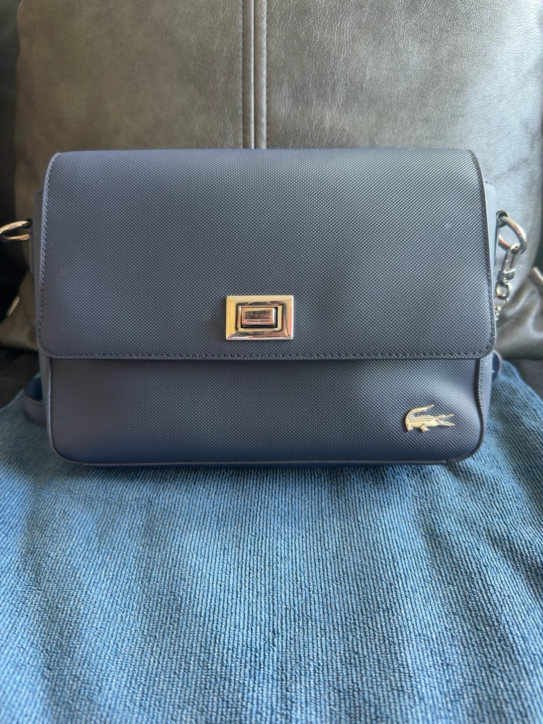 Lacoste Navy Blue Crossbody Bag - photo 3
