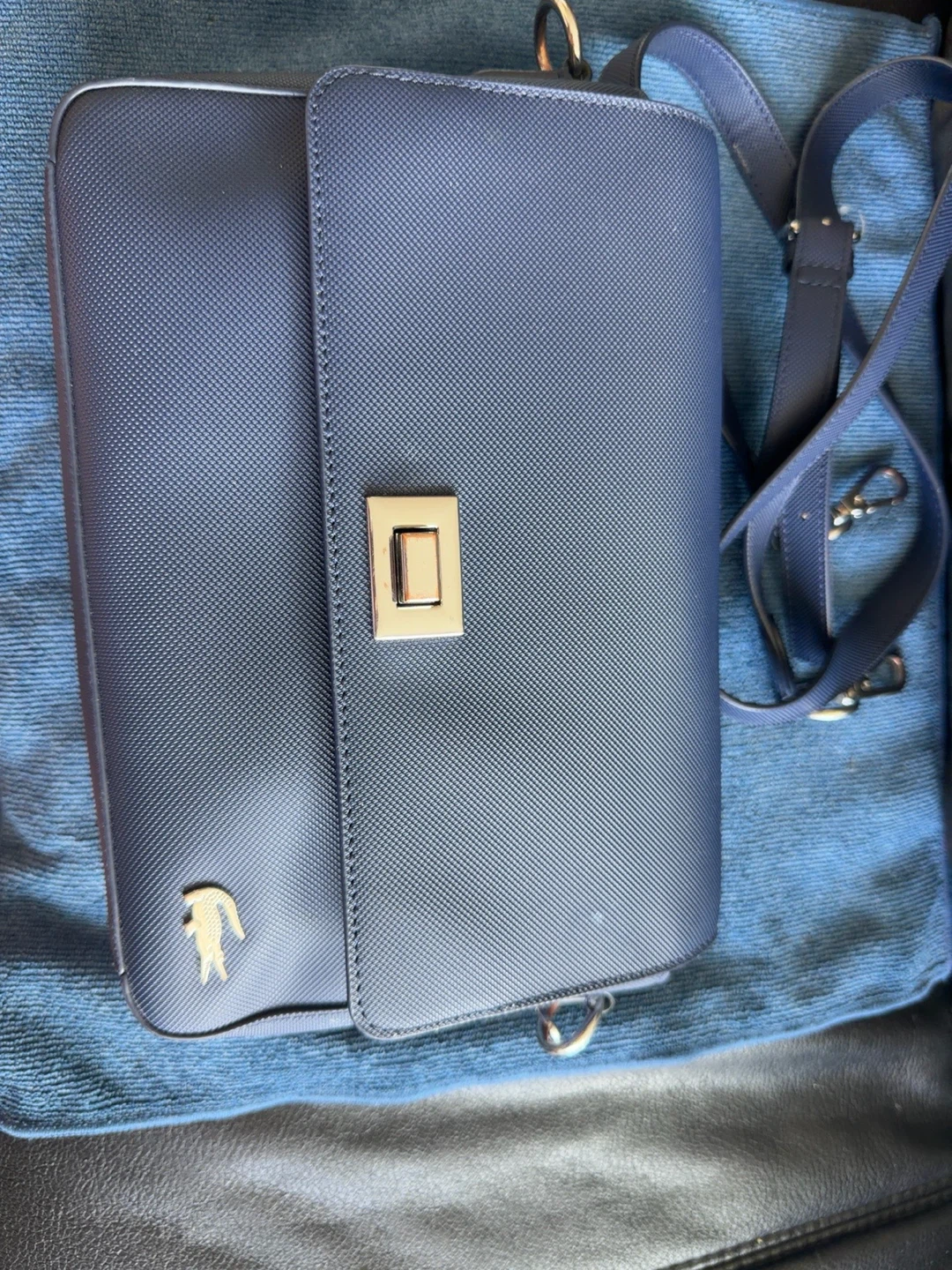 Lacoste Navy Blue Crossbody Bag - photo 4