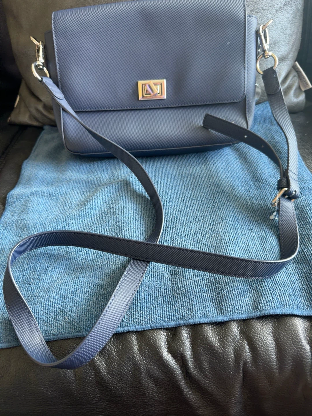 Lacoste Navy Blue Crossbody Bag - photo 5