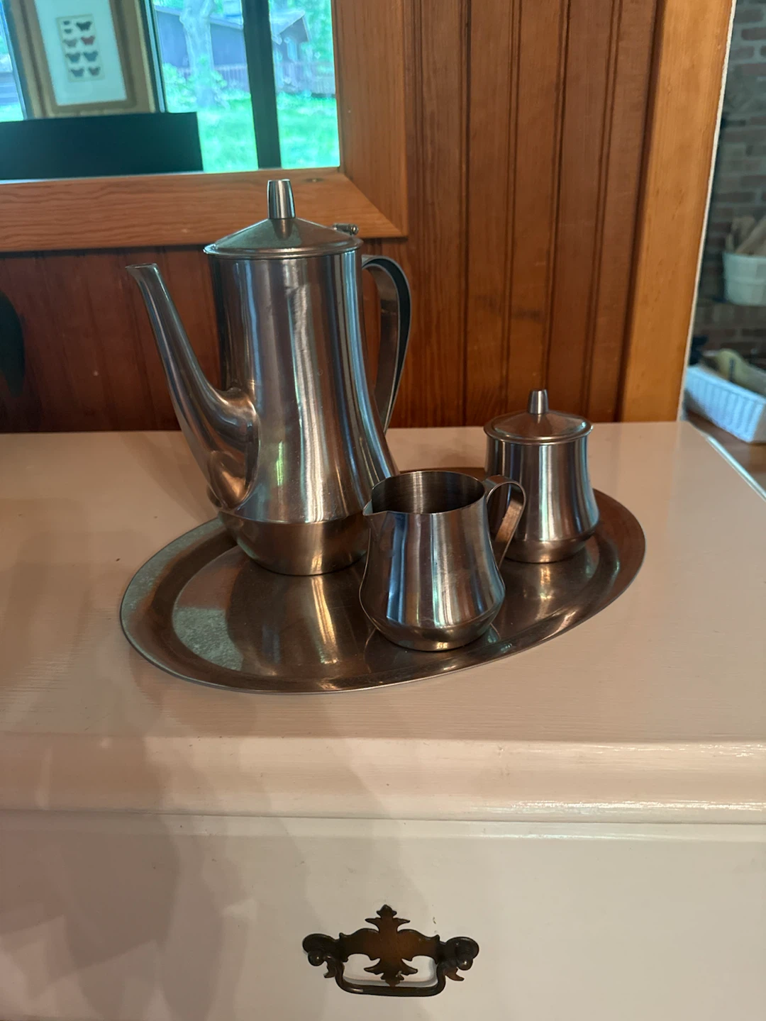Japanese MCM Stainless Steel Coffee Set