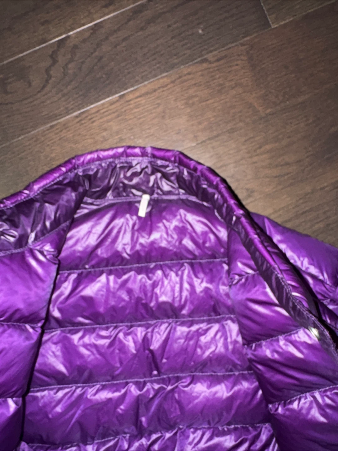 Moncler Purple Down Puffer Jacket - photo 3