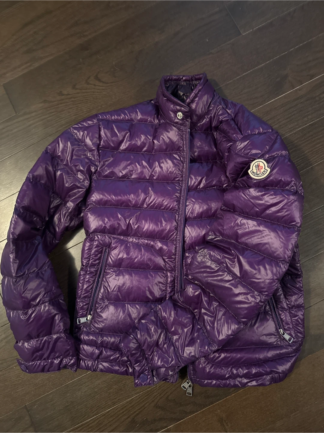 Moncler Purple Down Puffer Jacket