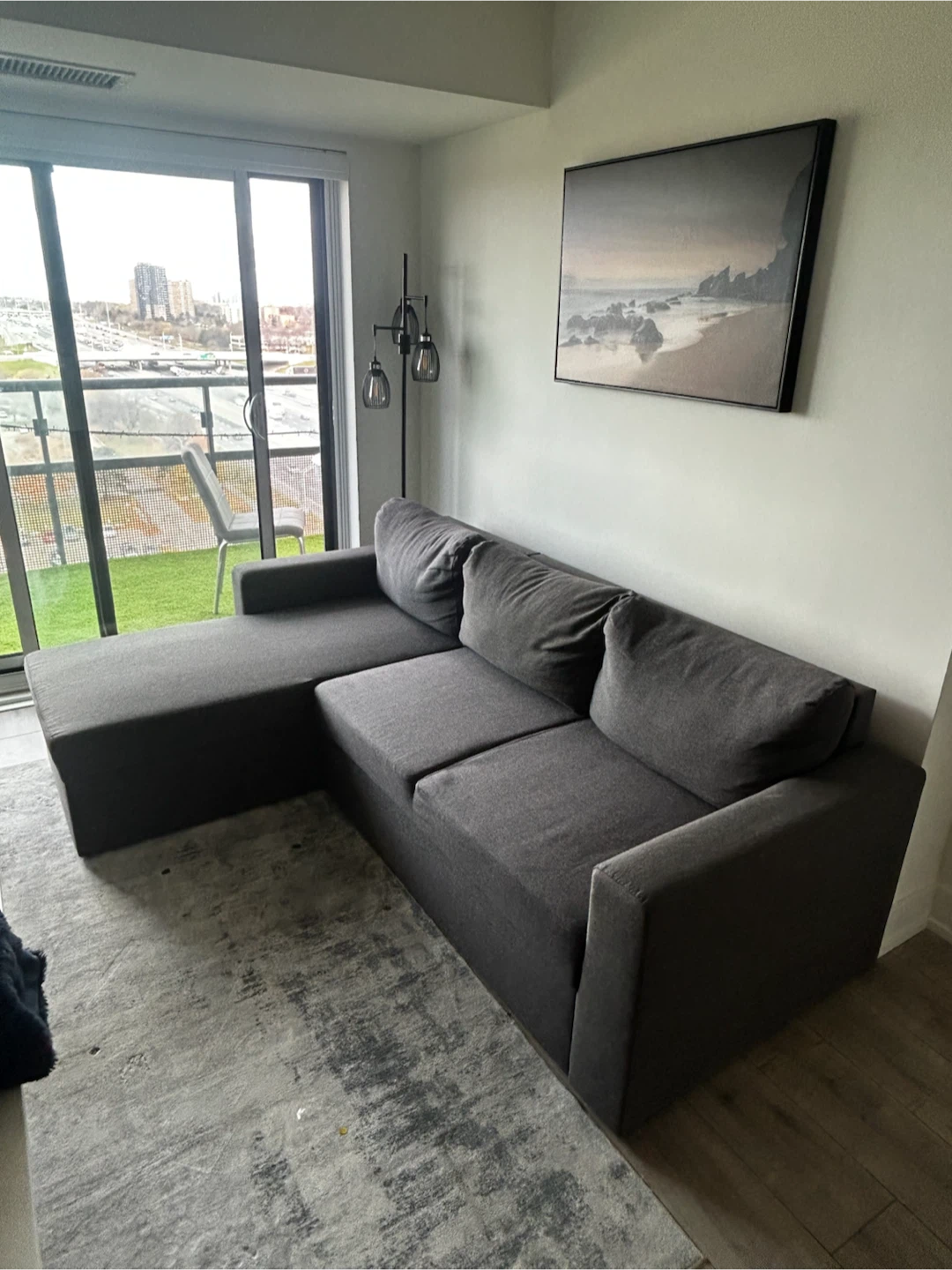 Dark Grey Sectional Sofa