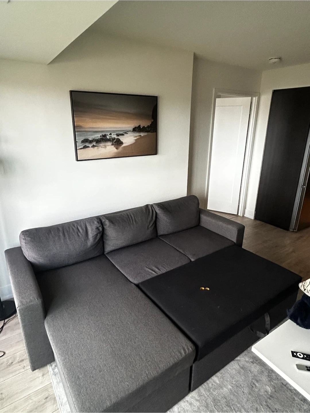 Dark Grey Sectional Sofa - photo 4