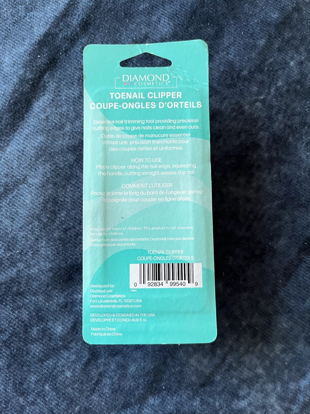 Diamond Cosmetics Toenail Clipper with Cherry Charm - photo 2
