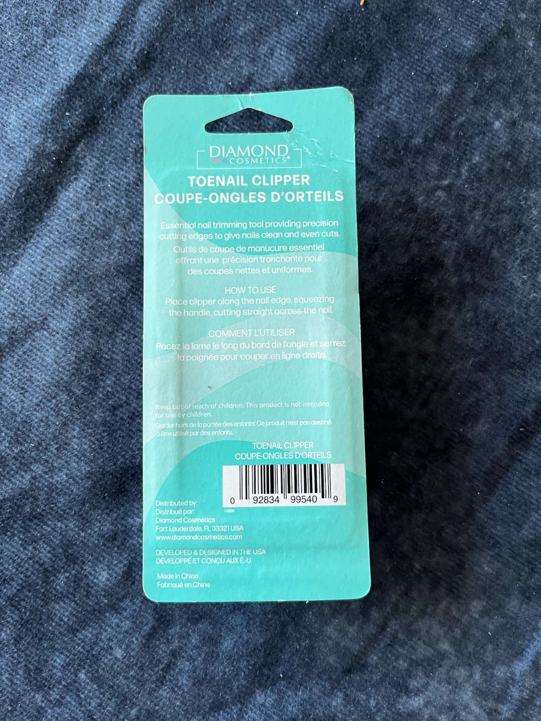 Diamond Cosmetics Toenail Clipper with Cherry Charm - photo 5