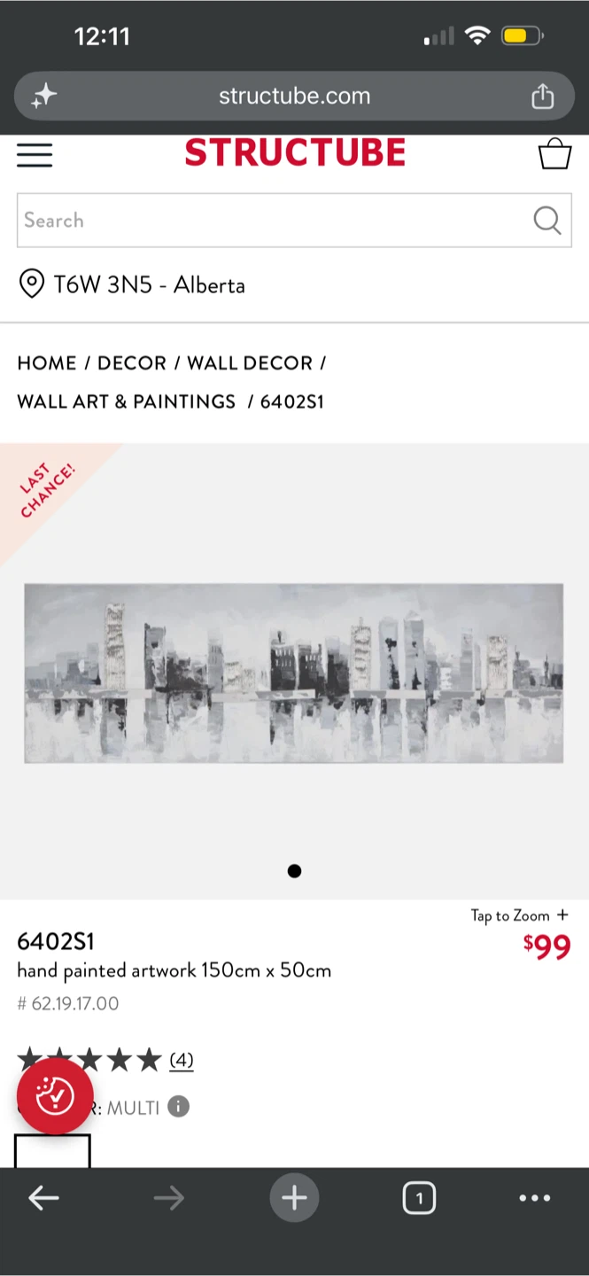 Structube Artwork 150cm x 50cm - photo 2