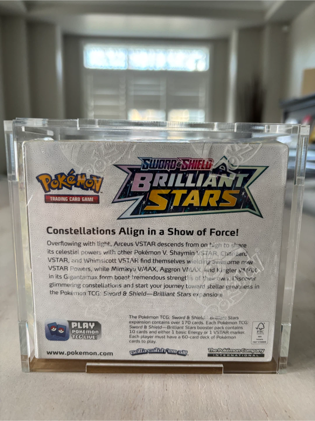 Pokemon TCG Sword & Shield Brilliant Stars Booster Pack Box - photo 3