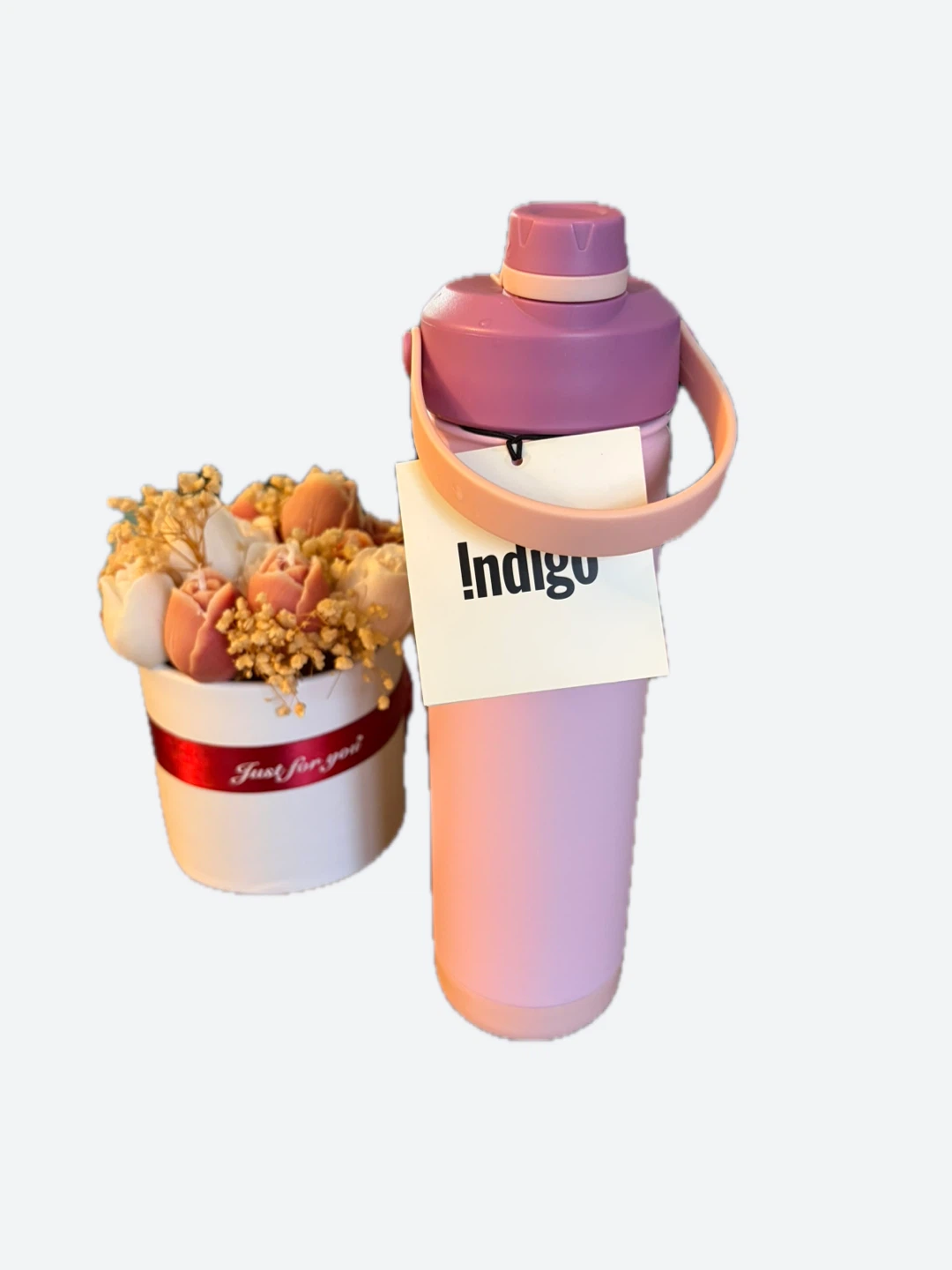 Indigo Water Bottle - Pink & Purple