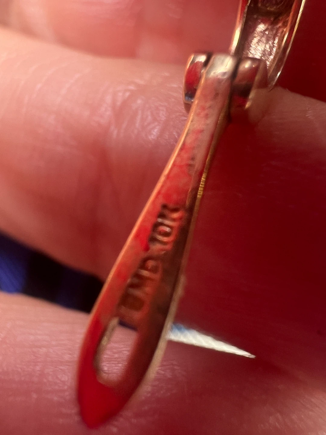 10K Gold Diamond Hoop Earrings - photo 4