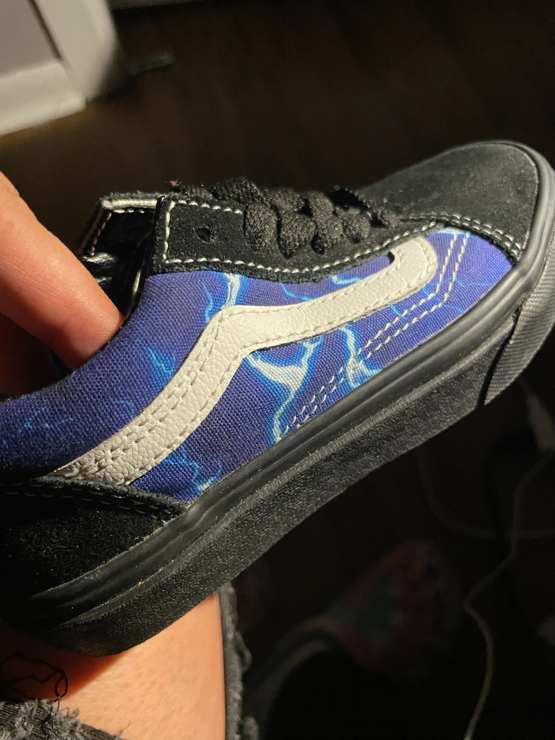 Vans Old Skool Lightning Print Kids Shoes