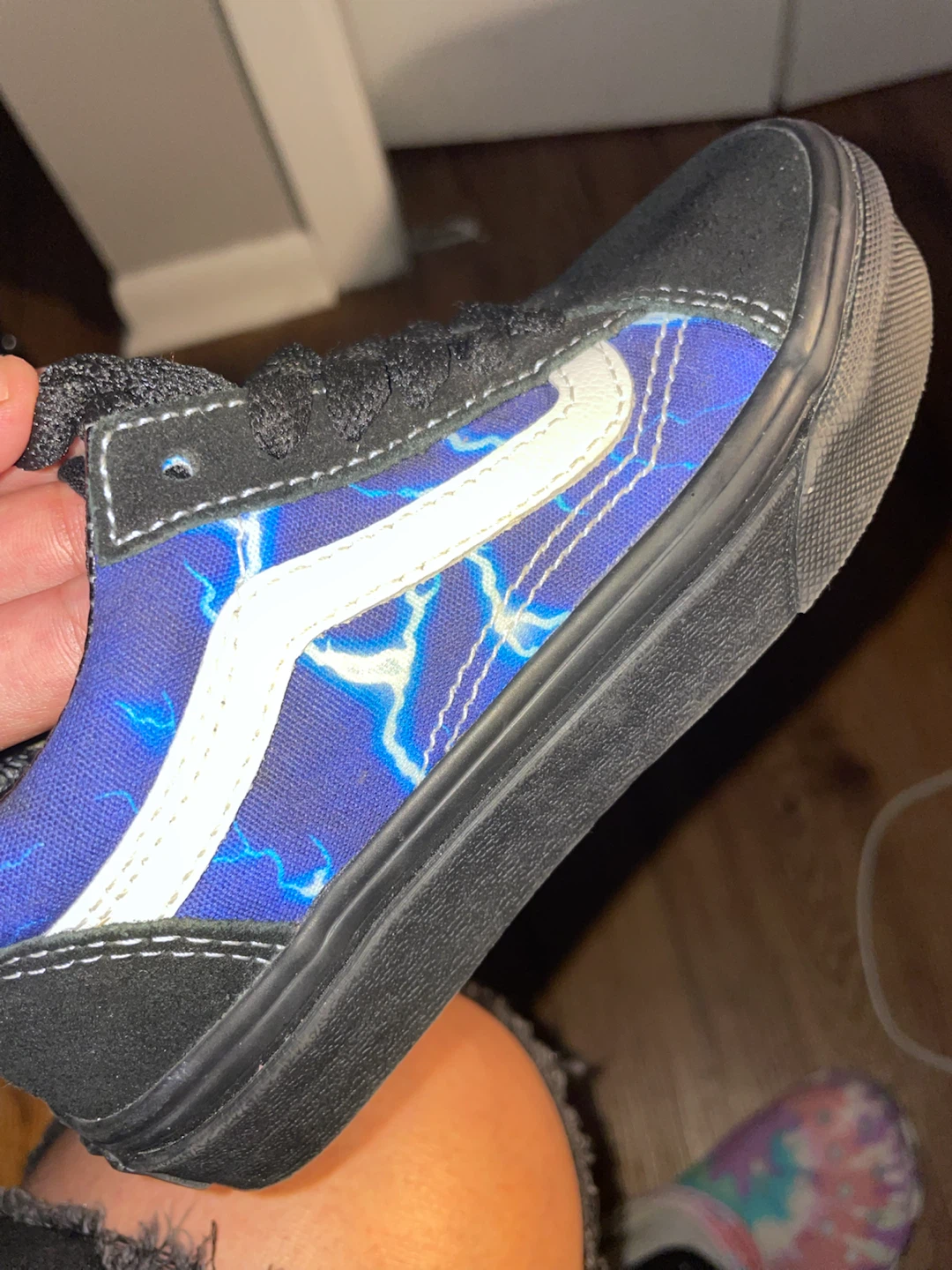 Vans Old Skool Lightning Print Kids Shoes - photo 2