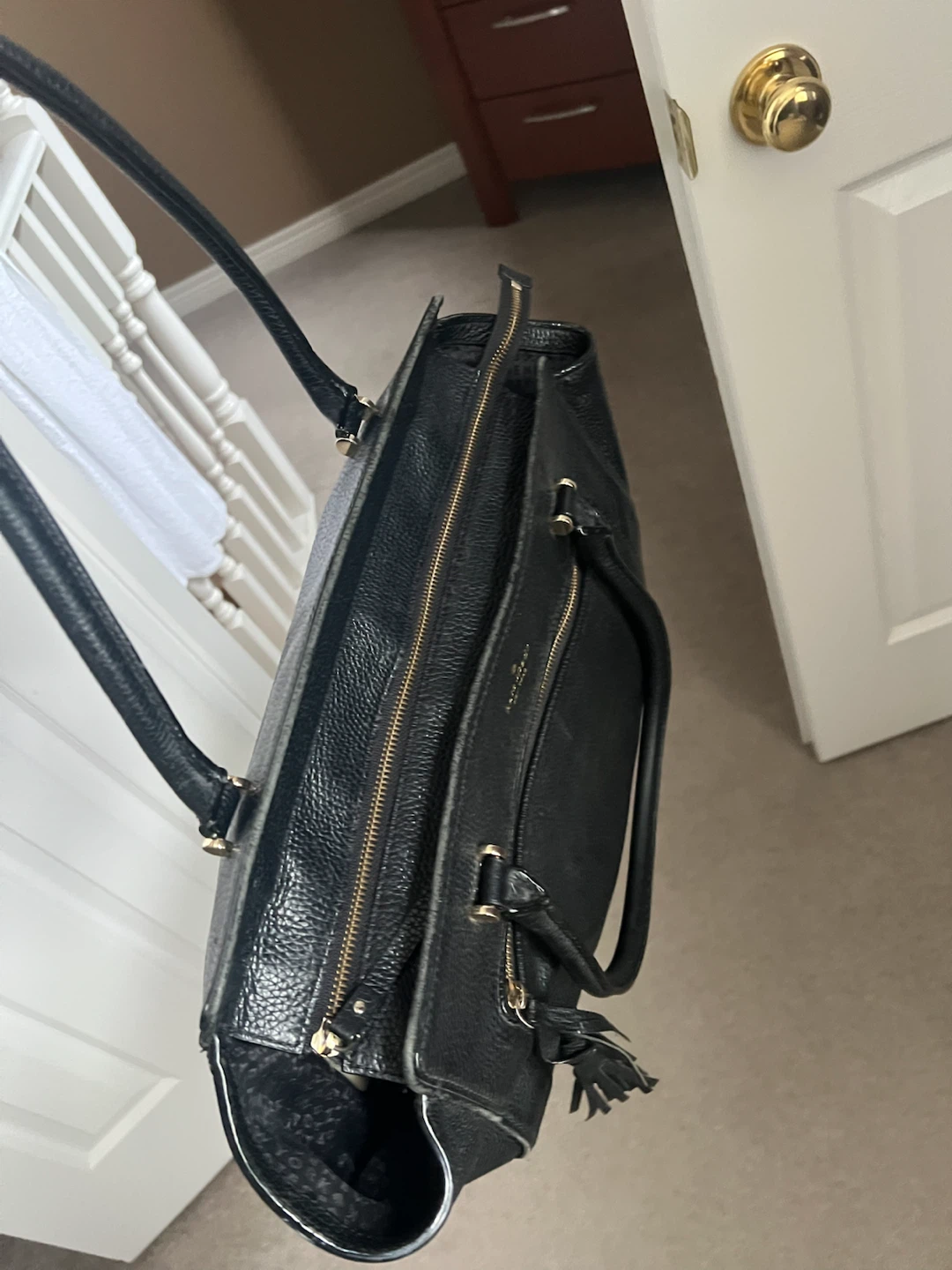 Kate Spade Black Leather Tote Bag - photo 2