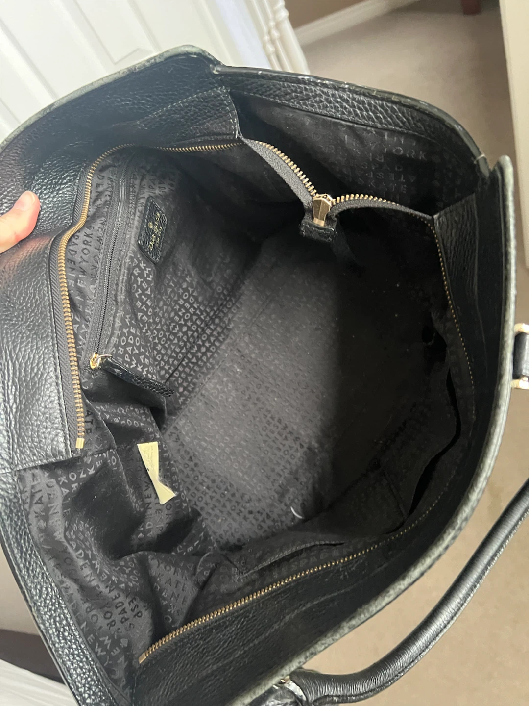 Kate Spade Black Leather Tote Bag - photo 4