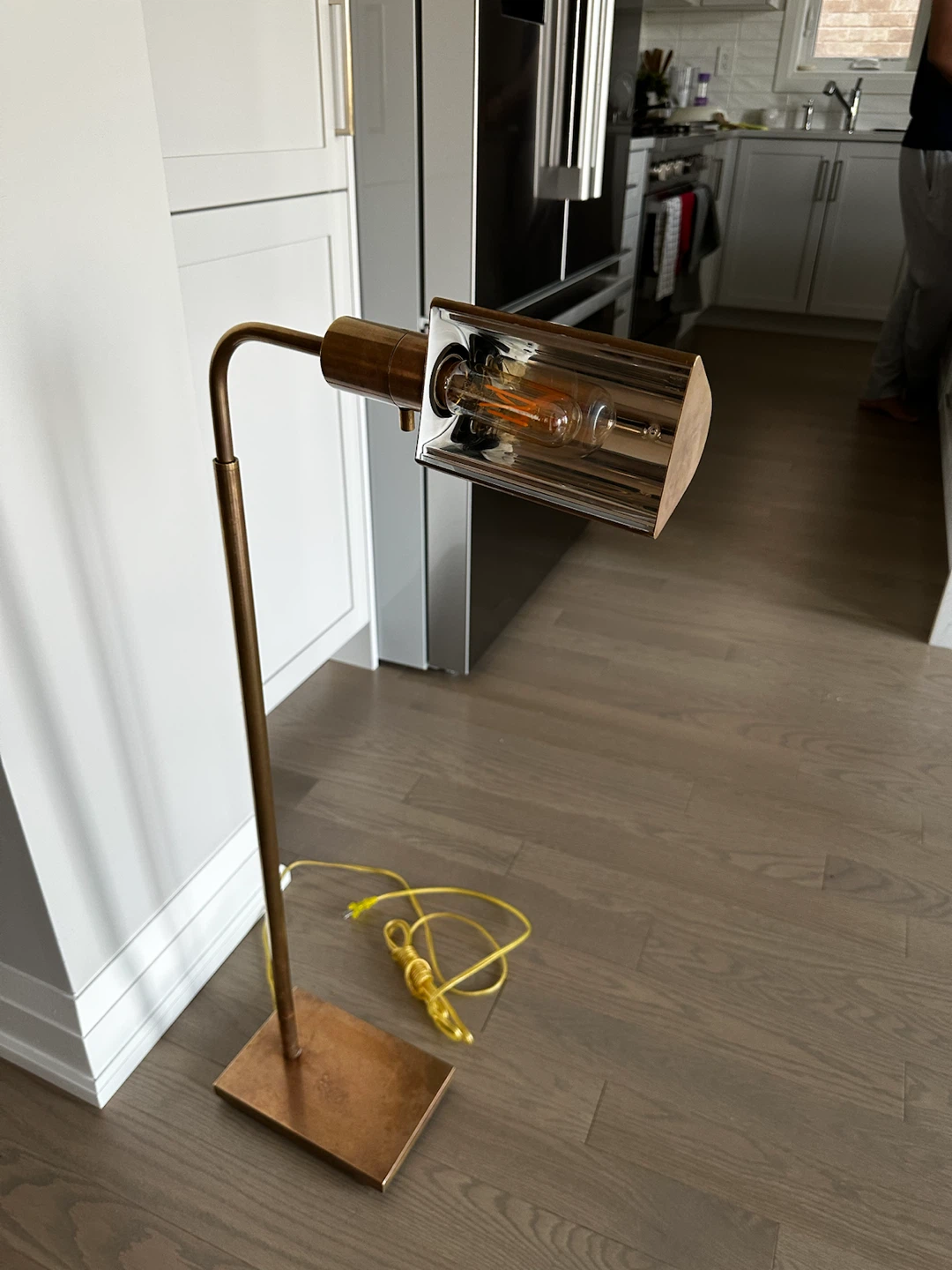 Brass floor lamp - photo 2