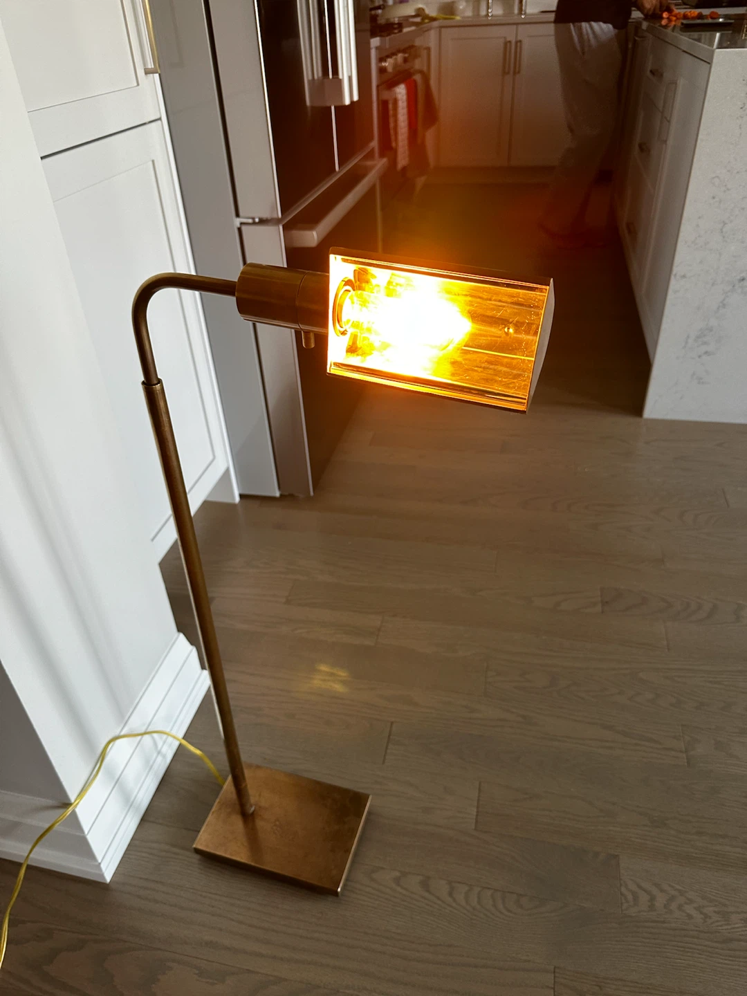 Brass floor lamp - photo 3