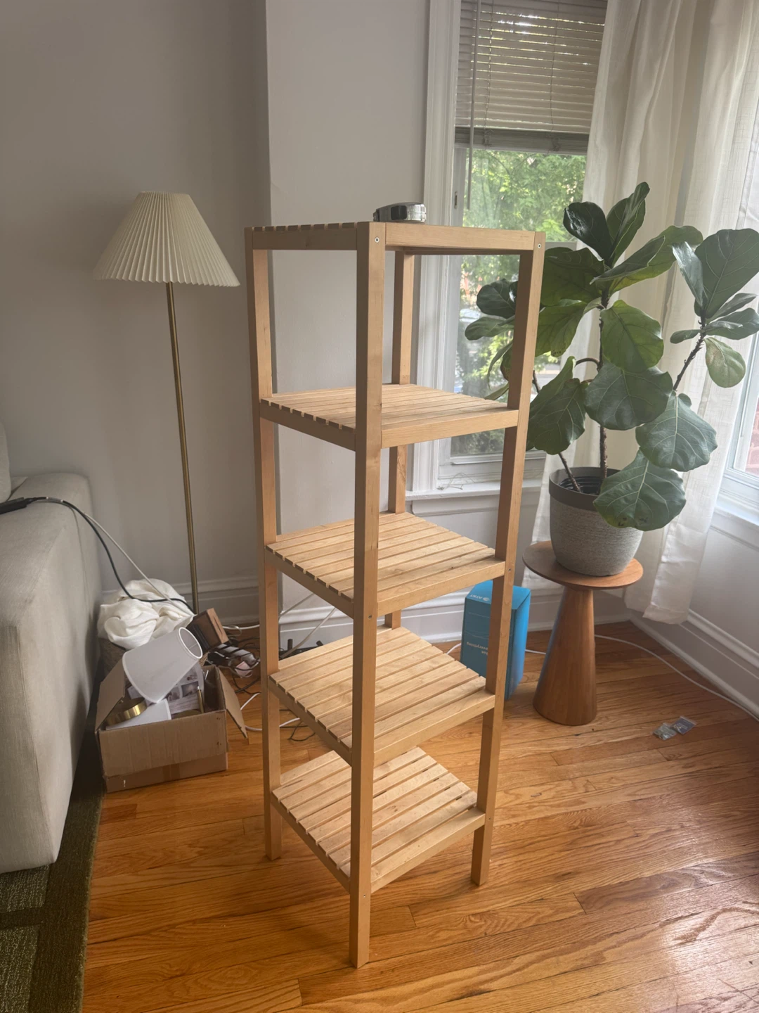 Wood shelf