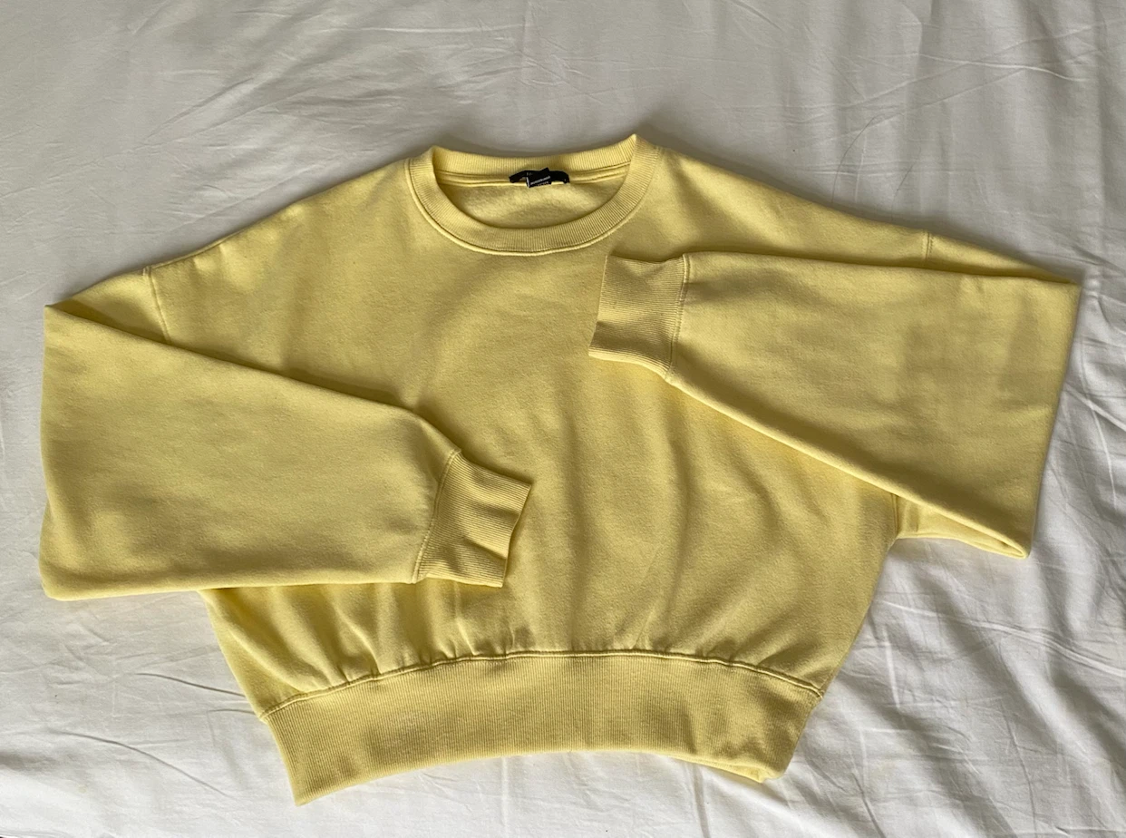 Girls cropped fleece sweatshirt - photo 2