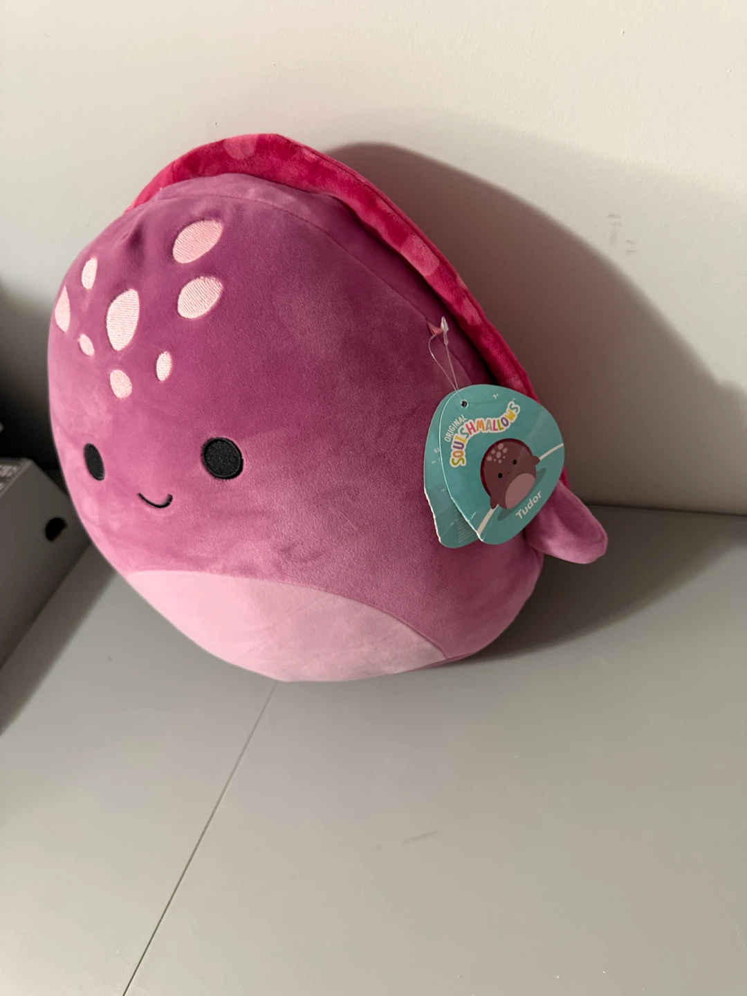 Squishmallow Tudor Magenta Sea Turtle 12" NWT (Sealife Squad) - photo 3
