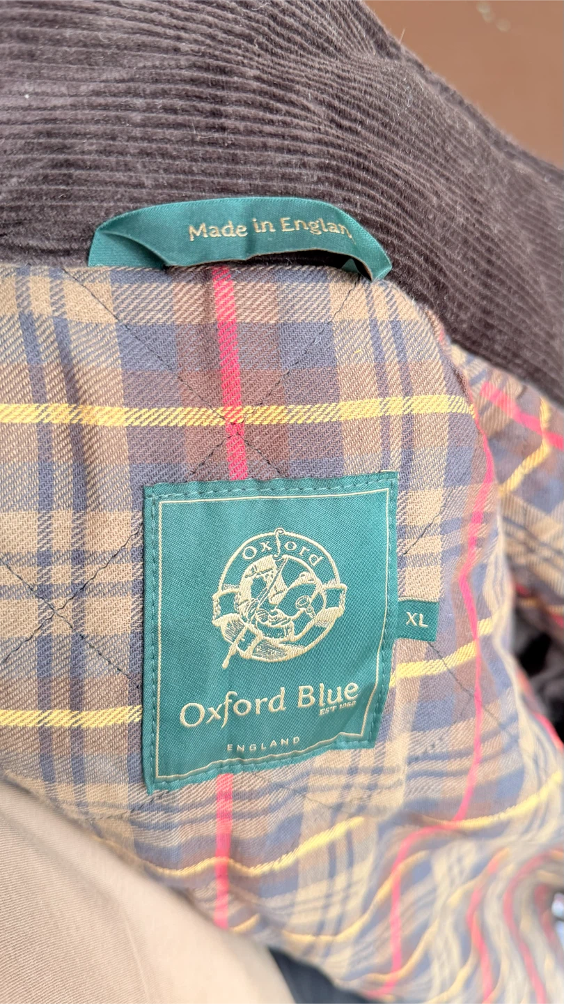 Oxford Blue Waxed Jacket - XL - photo 2